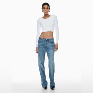 BABATON CONTOUR CREW CROPPED LONG SLEEVE